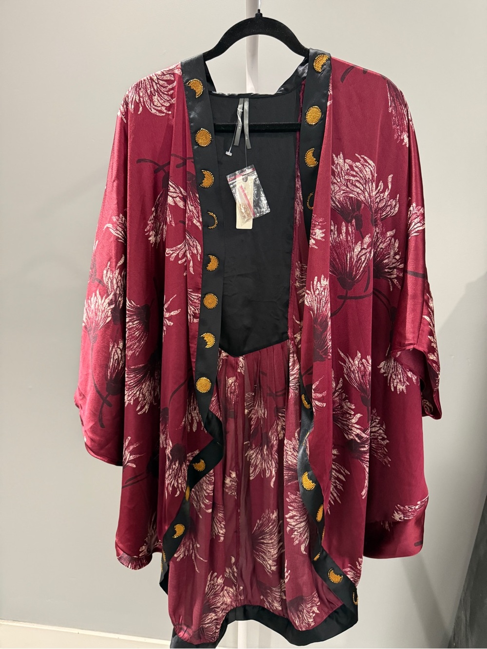 Anthropologie Tarot Beaded Robe - Picture 2 of 4